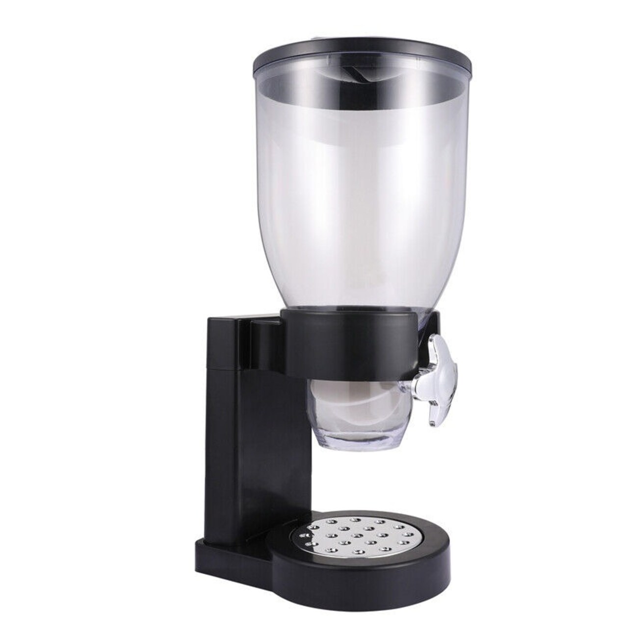 Dual Control Airtight Double Cereal Dispenser Dry Food Storage Container